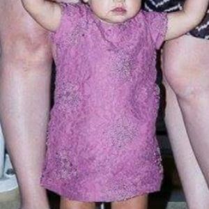 Oshkosh Genuine Kid Purple Lace Dress Size 24 M